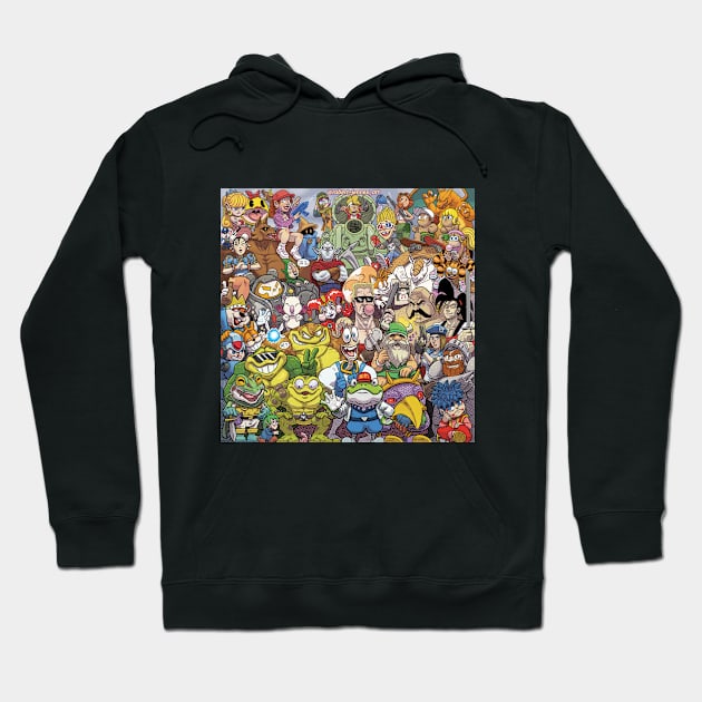 The B-Team Video Game Legends Hoodie by JENNEX